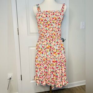 Jessica Simpson Spaghetti Summer Strap Floral Dress Size Medium